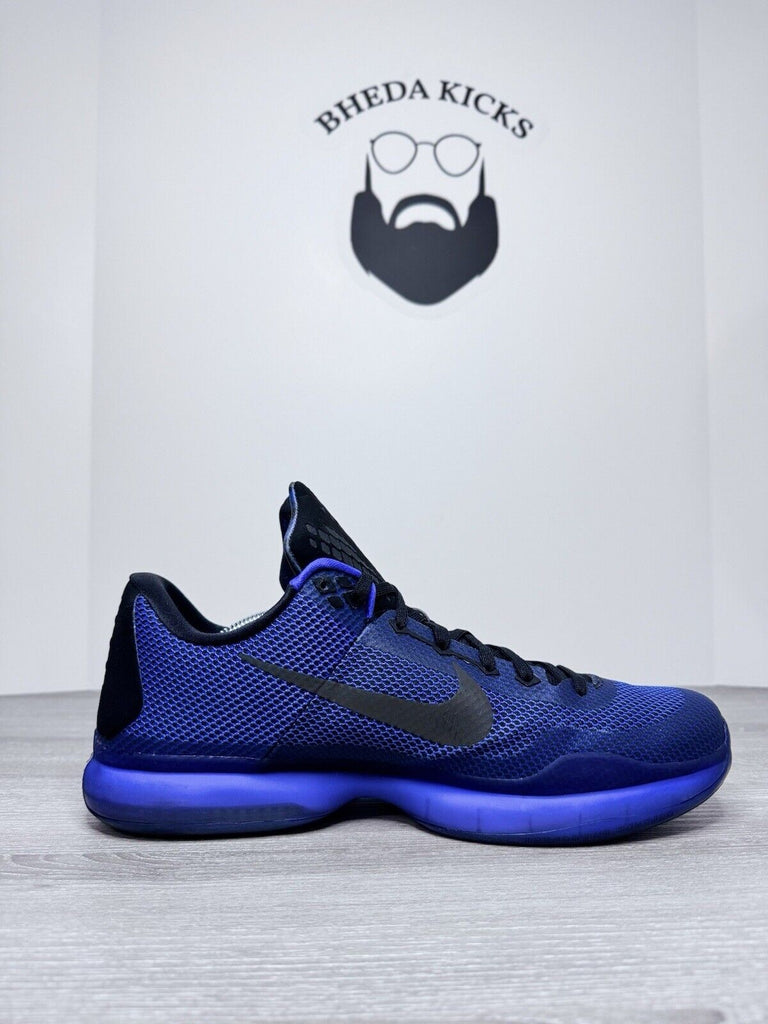 Size 13 - 2015 Nike Kobe X 10 Blackout Black Persian Purple Violet  705317-005