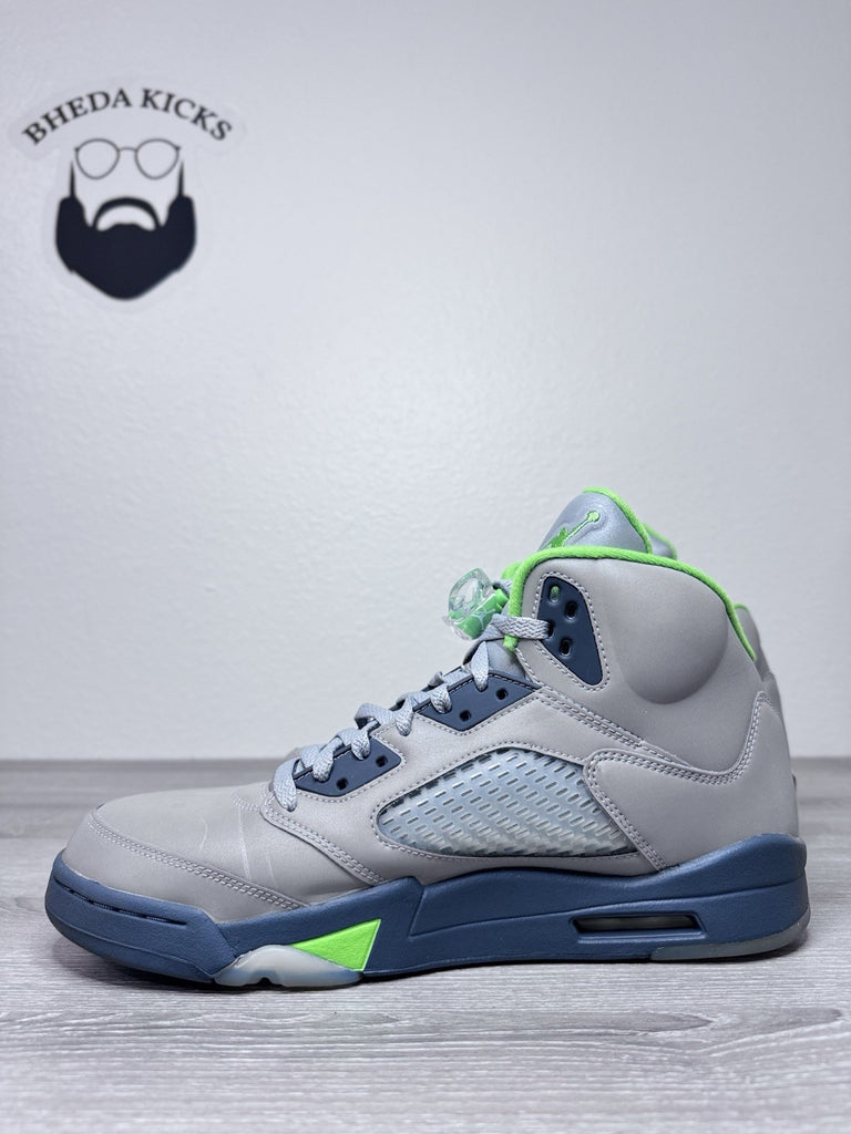 Size 12.5 - Nike Air Jordan 5 Retro Green Bean DM9014-003 Metallic Green 2022