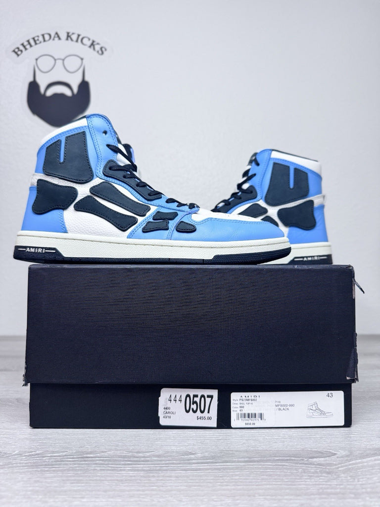 Size 43 EU/10 US - Amiri Skel Top Hi Carolina Blue Sneakers Men’s Authentic