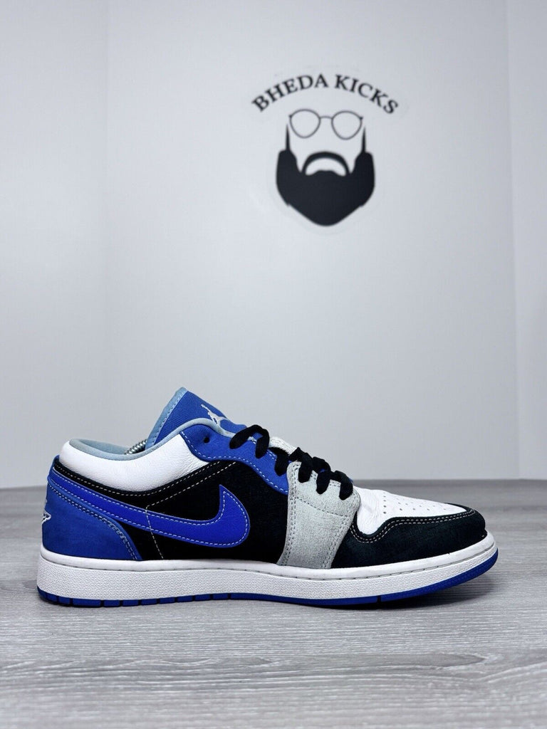 Size 11.5 - Air Jordan 1 SE Low Racer Blue Preowned Authentic DH0206-400