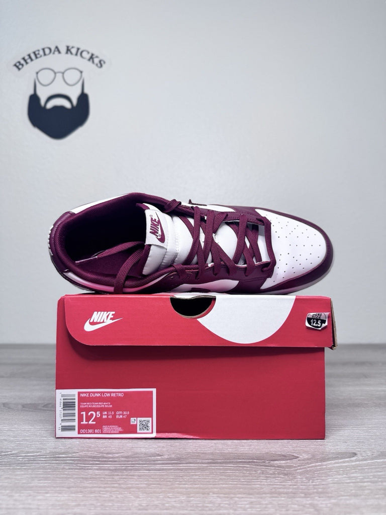 Size 12.5 - Nike Dunk Low Retro Team Red White DD1391-601 Men's Worn Once