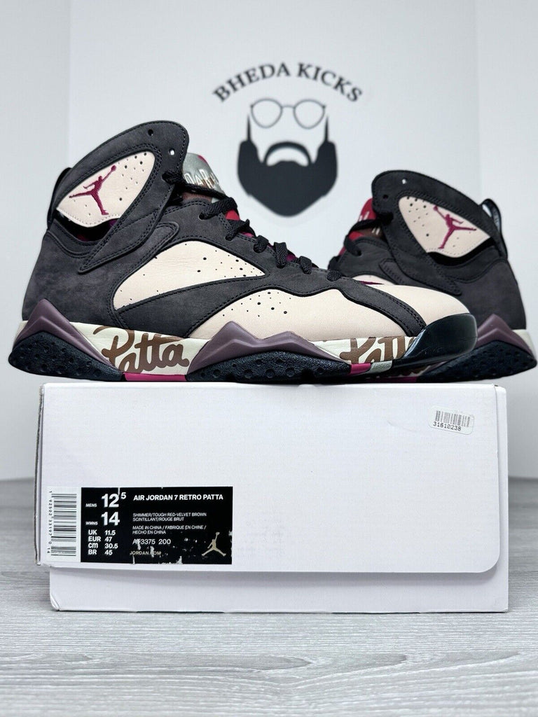 Size 12.5 - Patta x Air Jordan 7 Retro OG SP Shimmer (AT3375-200) Worn Once