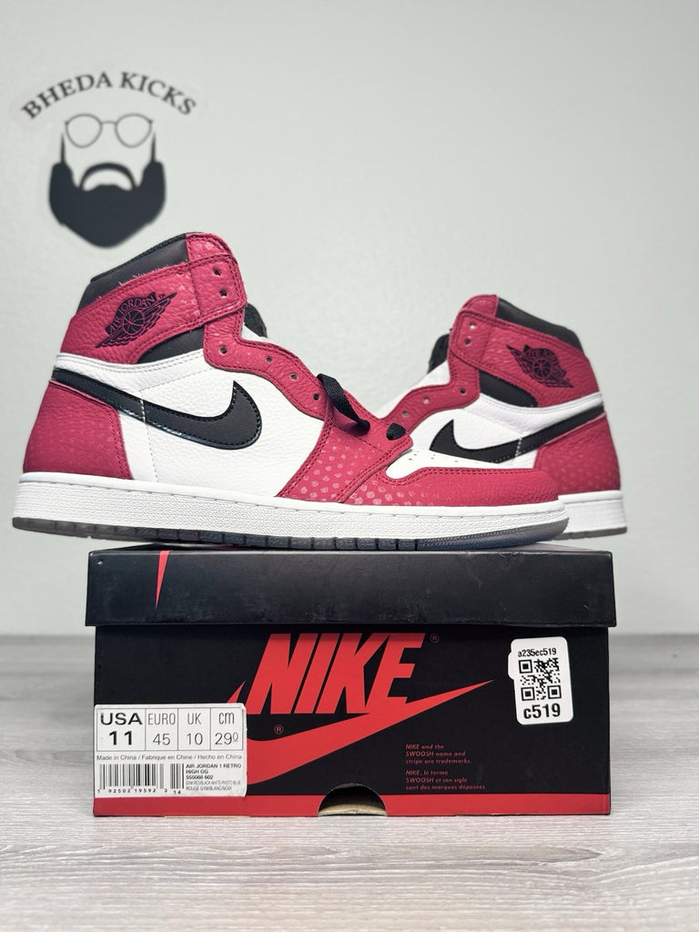 Size 11 - Jordan 1 Retro OG Marvel High Origin Story (Spider-man) 555088-602 NEW