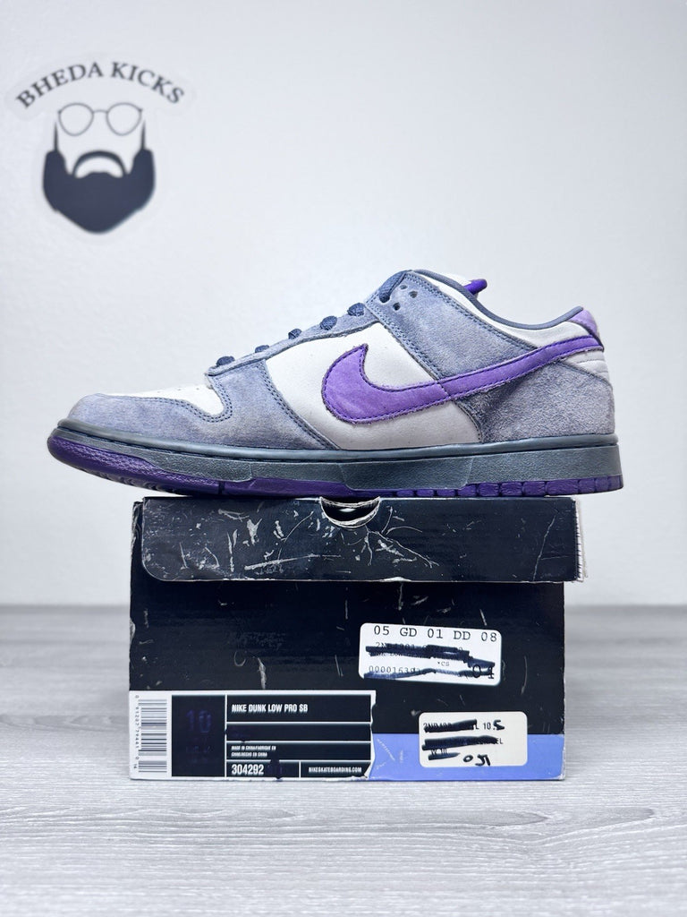 Size 10.5 - Nike SB Dunk Low Pro Purple Pigeon 2006 304292-051 Preowned