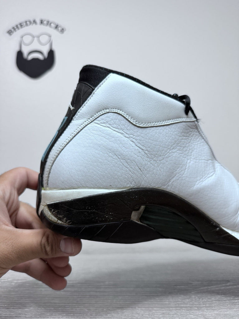 Size 12 - Air Jordan 14 OG 1999 Oxidized Green 136011-103 Preowned Authentic