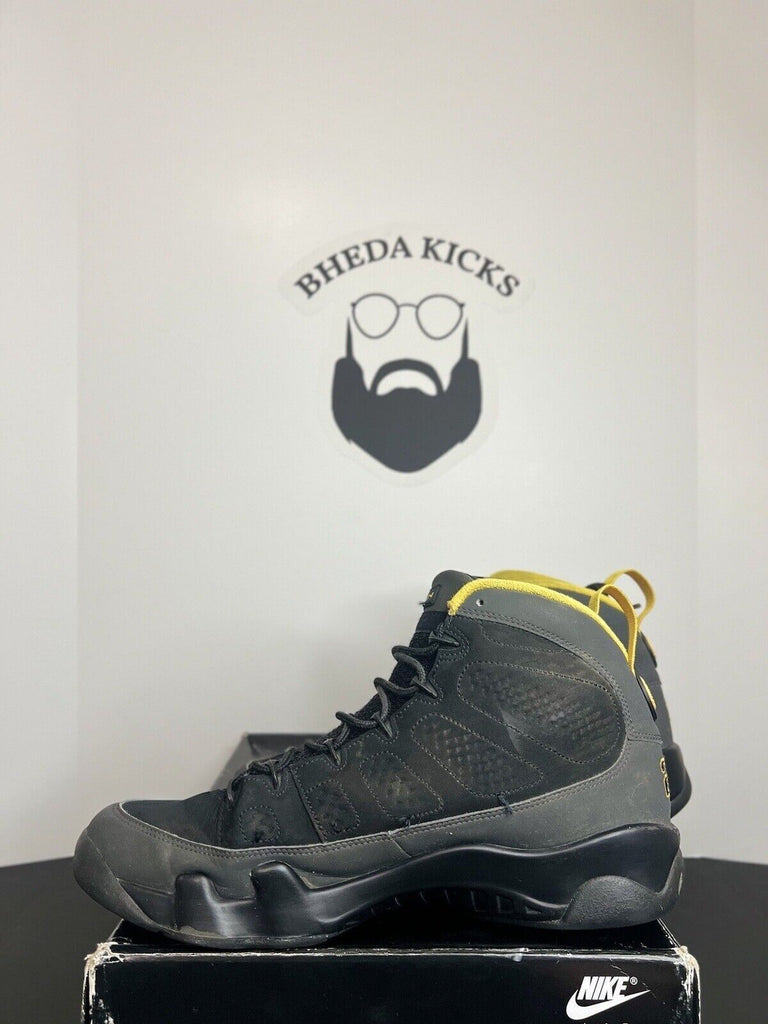 Nike Air Jordan 9 Dark Charcoal University Gold size 11.5 CT8019-070 OG IX Clean