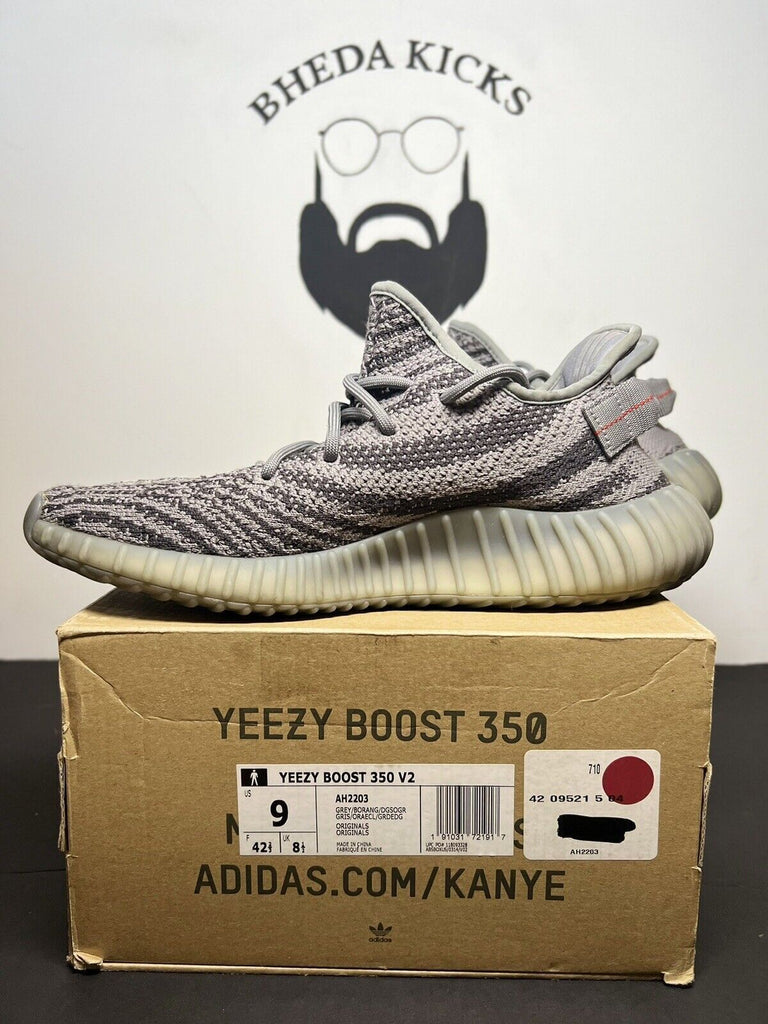 Adidas Yeezy Boost 350 v2 Beluga 2.0 AH2203 Size 9 Preowned Og Authentic Rare Og