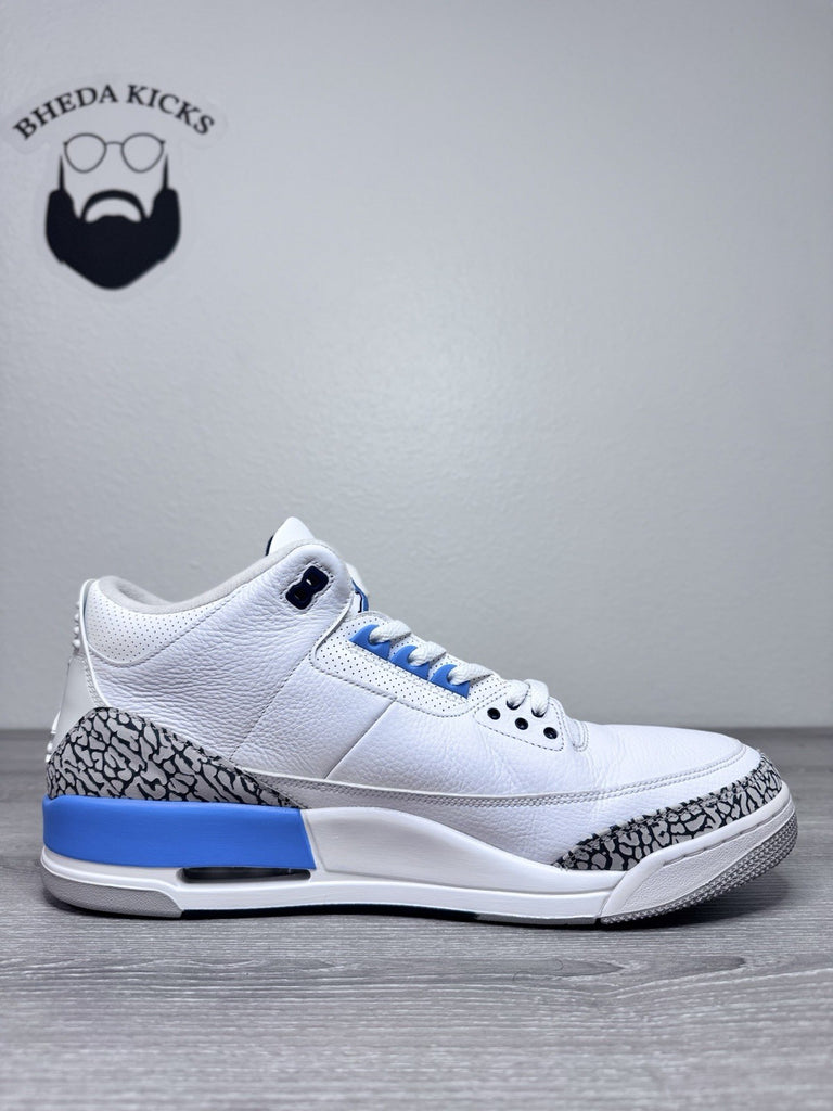 Size 16 - Nike Air Jordan 3 UNC White Blue Grey North Carolina CT8532-104