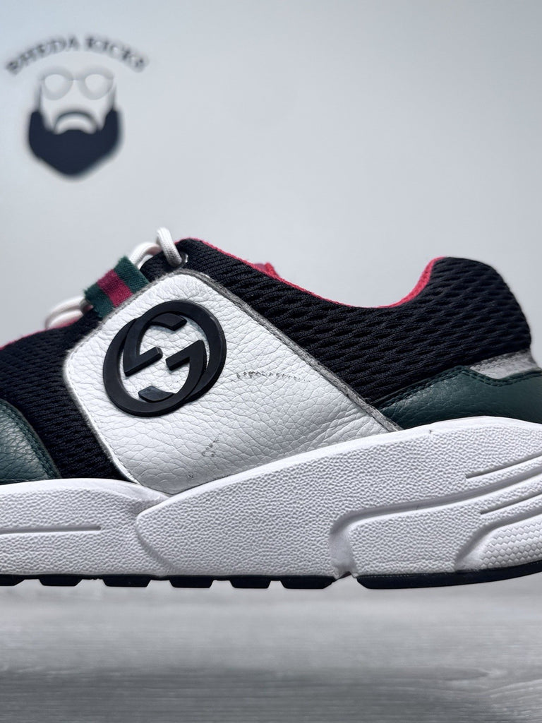 Size 10.5 US - Gucci Rhyton Mesh White Red Green Mesh Mens Sneakers