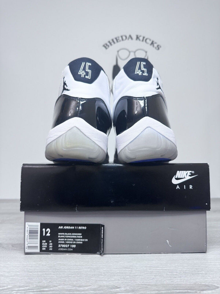 Size 12 - Air Jordan 11 Retro Concord 2018 378037-100 OG XI Authentic Preowned