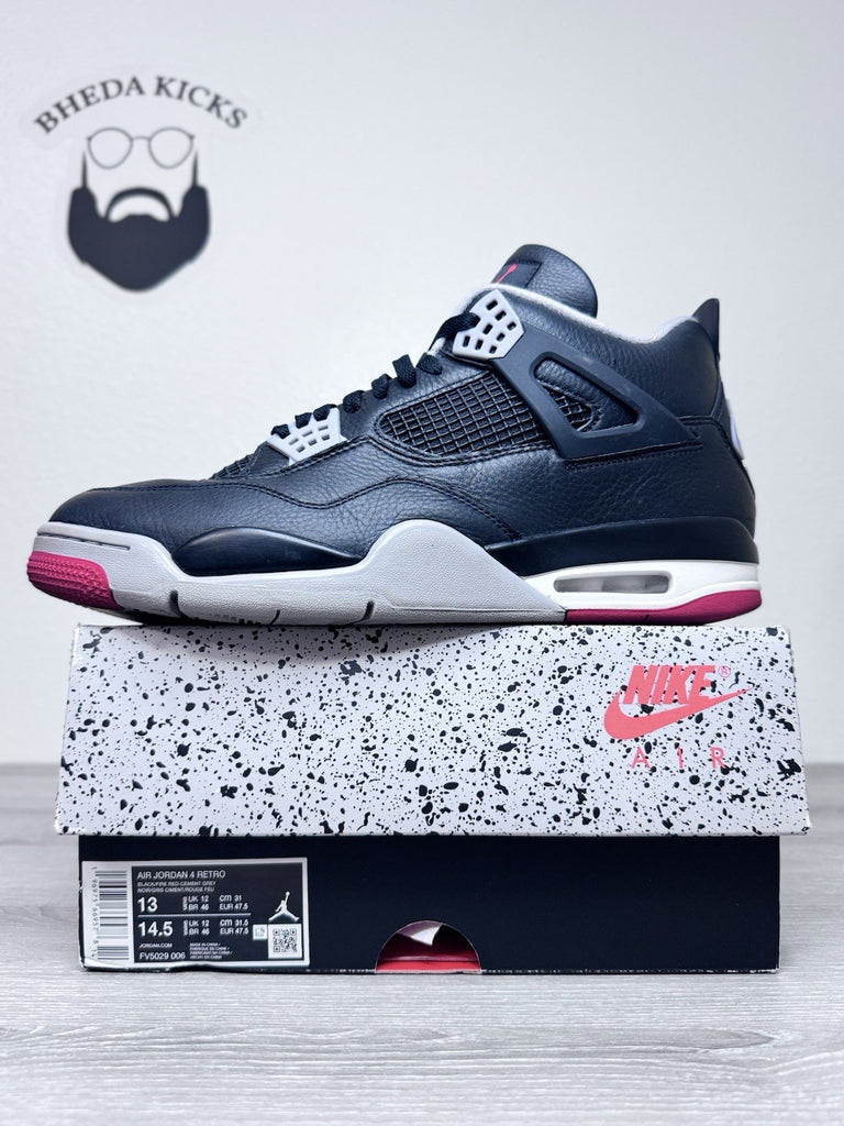 Size 13 - Air Jordan 4 Retro Bred Reimagined FV5029-006 Preowned