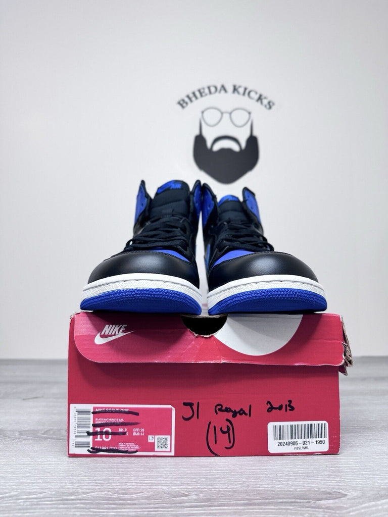 Size 14 - Air Jordan 1 Retro OG 2013 High Royal 555088-085 Preowned Clean