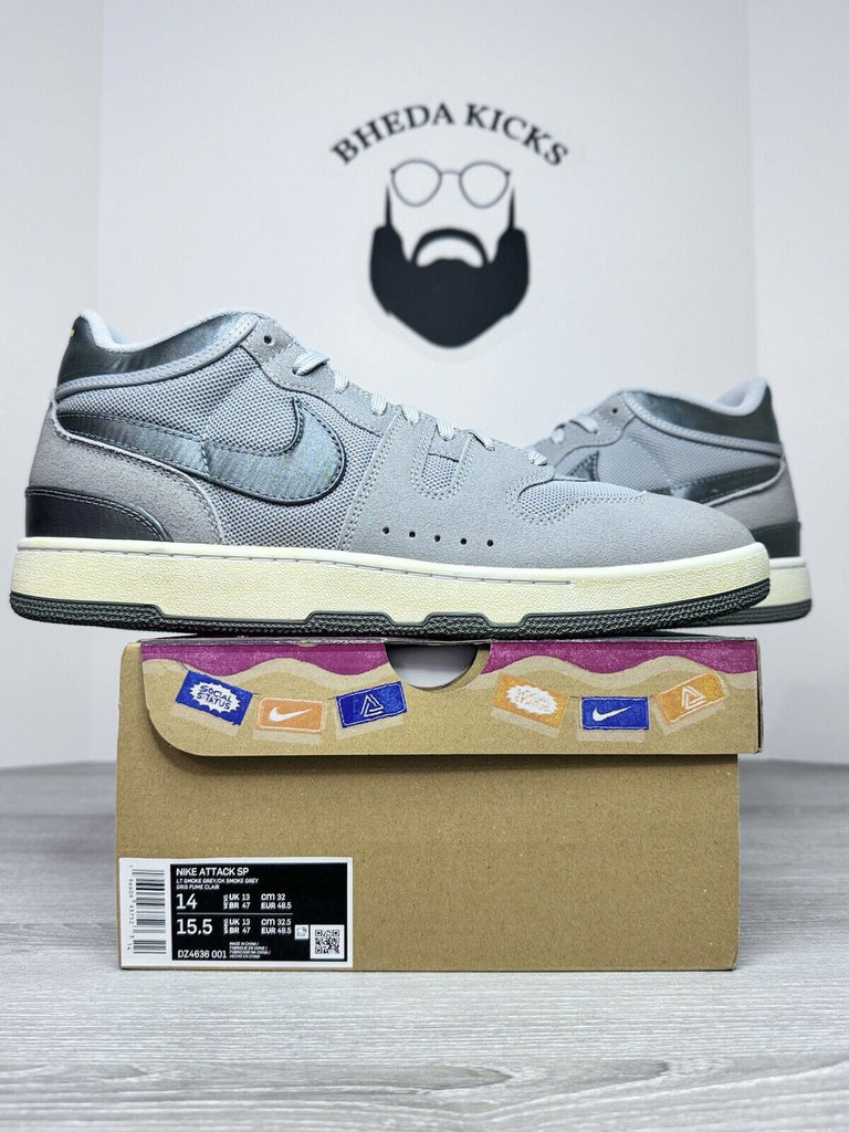 Size 14 - Nike x Social Status Mac Attack SP DZ4636-001 Split Vision Grey NEW DS