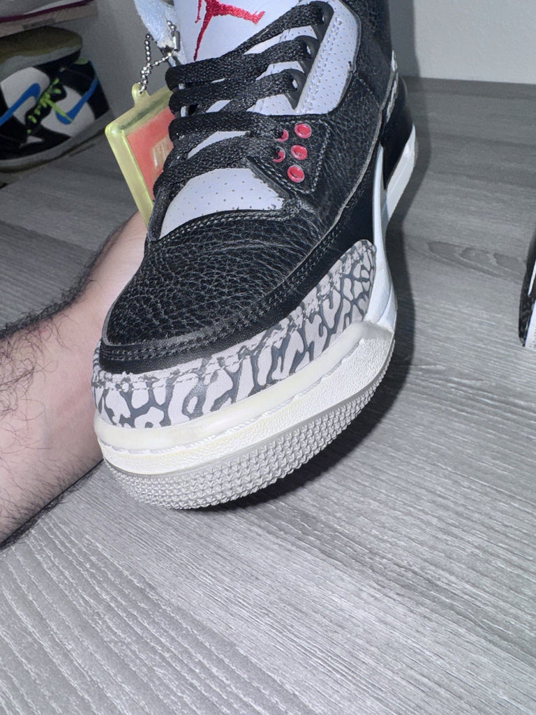 Size 7.5 - 2018 Nike Air Jordan 3 III Retro OG Black Cement 854262-001 Men's