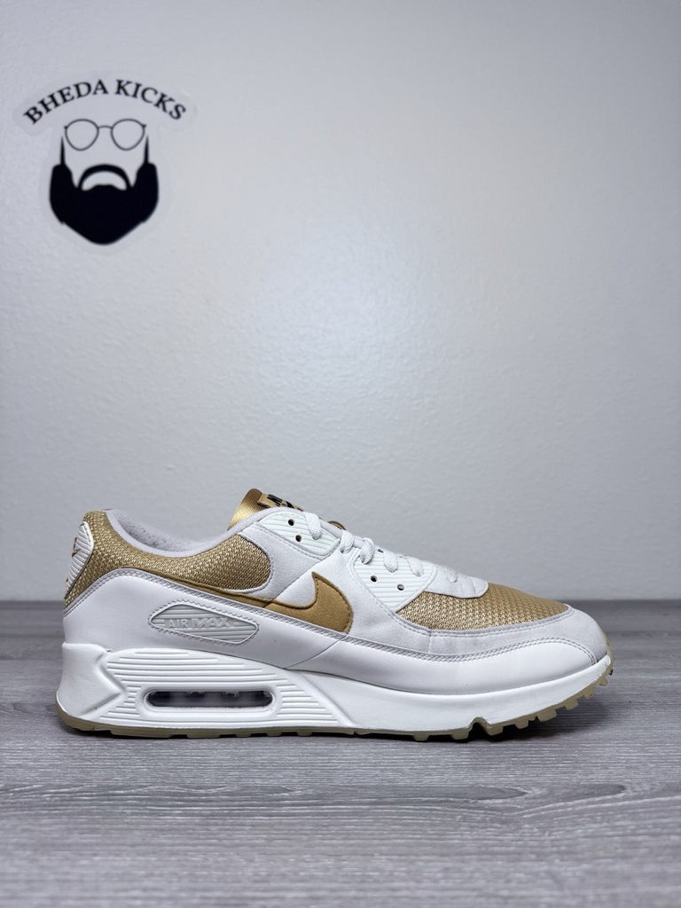 Size 15 - Nike ID Air Max 90 'Nike By You' Bred Black Red CT3621-991 Preowned