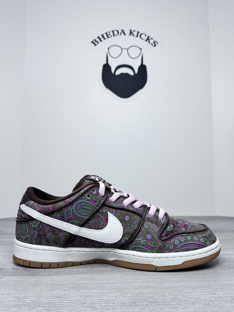 Size 12 - Nike SB Dunk Low Pro Paisley Brown Pink Cacao Summit White DH7534-200