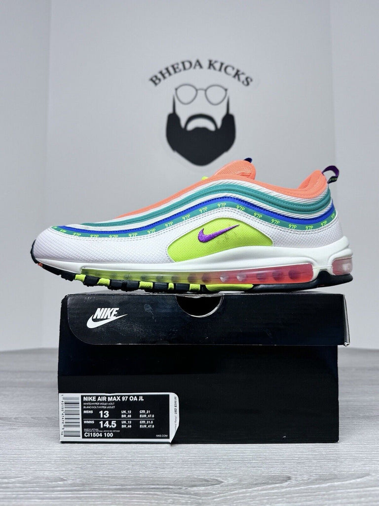 Size 13 - Nike Air Max 97 OA JL On Air London Summer Of Love CI1504-100