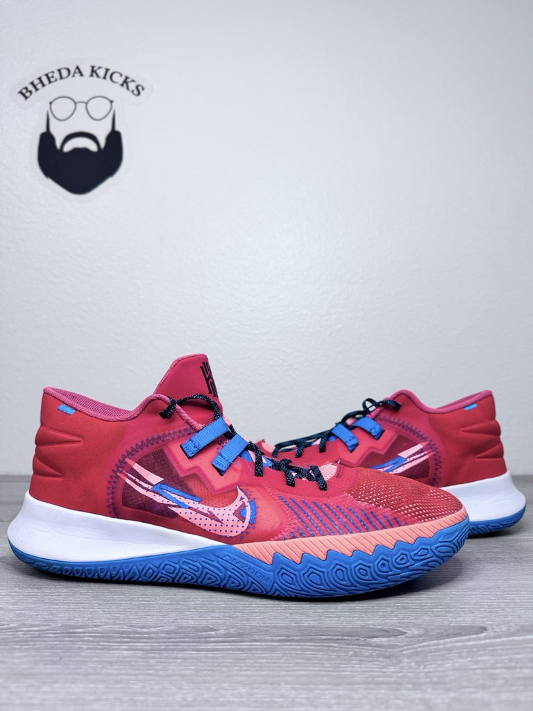 Size 16 - Nike Kyrie Flytrap V CZ4100-600 Habanero Red/Blue Hero Preowned