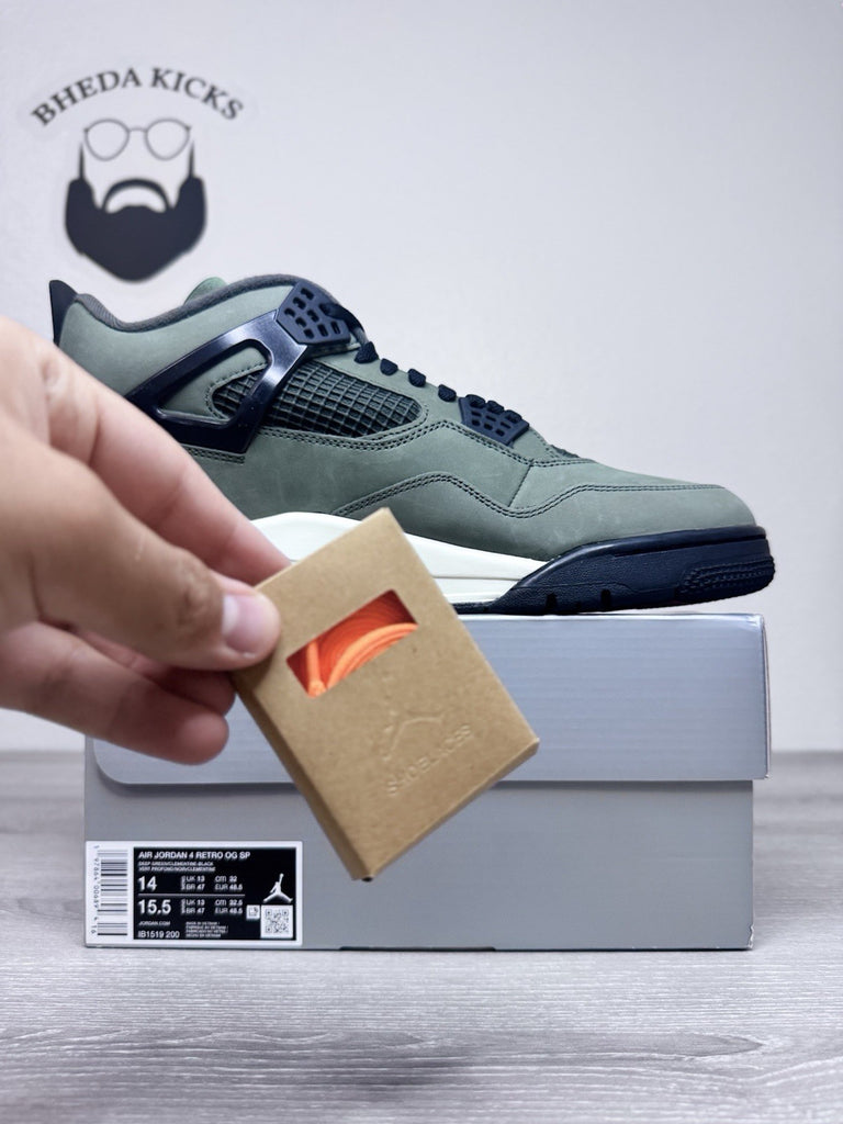Size 14 - Undefeated x Air Jordan 4 Retro 2025 IB1519-200 Brand New