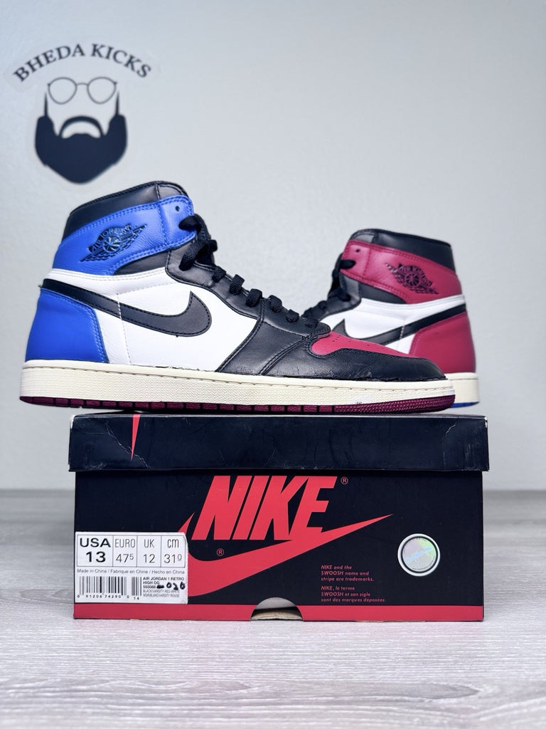 Size 13 - Air Jordan Retro 1 "Top 3" High OG 555088-026 Preowned Authentic