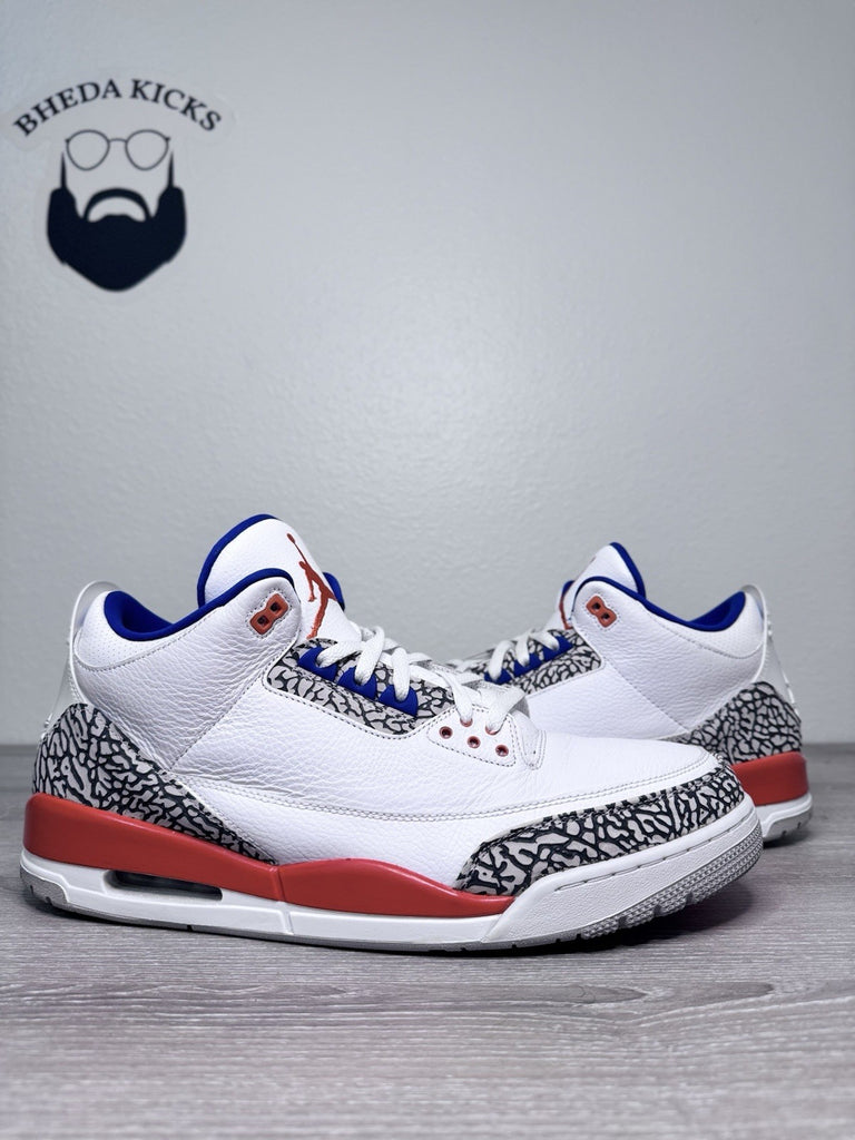 Size 16 - Air Jordan 3 Retro Knicks 136064-148 Preowned Authentic Rare