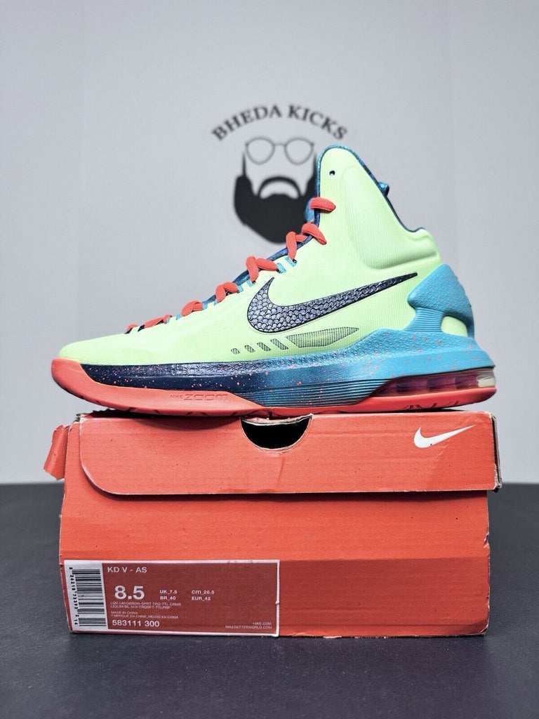 NEW DS Nike KD 5 All-Star Area 72 583111-300 Authentic Rare Men’s Size 8.5