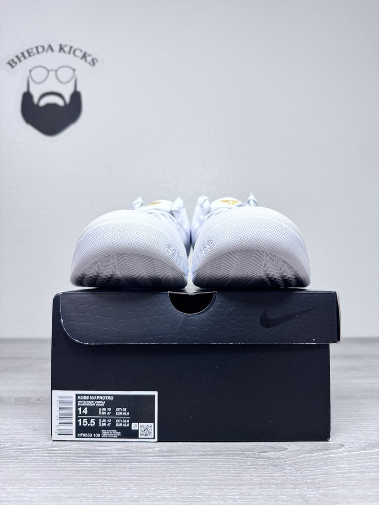Size 14 - Nike Kobe 8 Protro Lakers Home Nike Men’s HF9550-100 Preowned