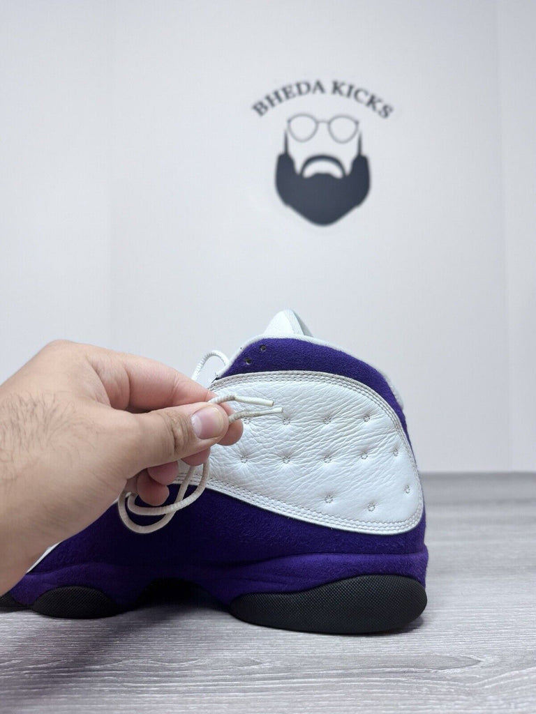 Size 13 - Air Jordan 13 Lakers Mens Retro Nike Purple White 414571-105 2019