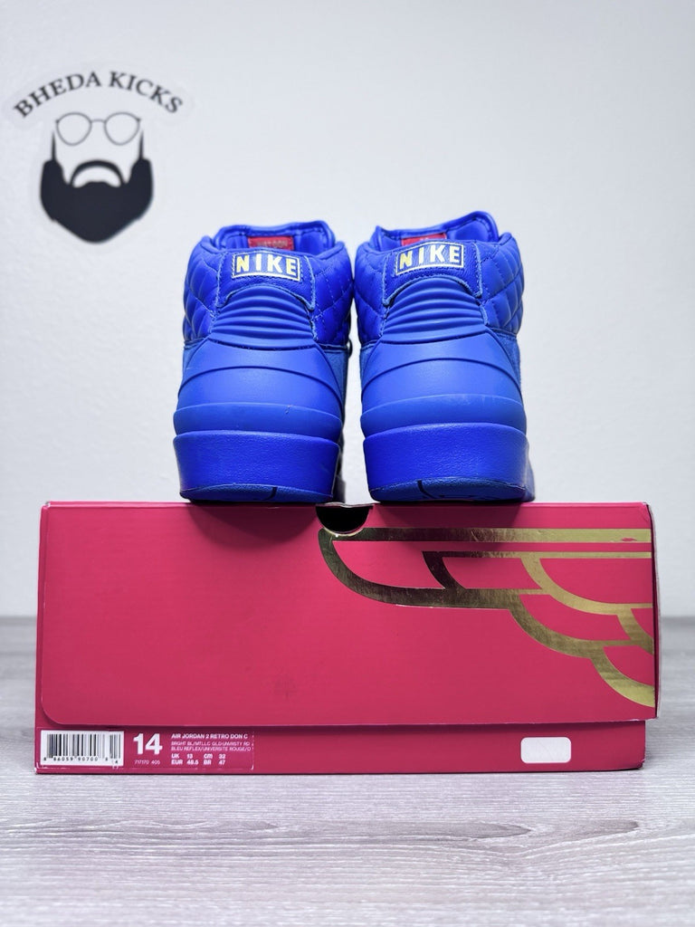 Size 14 - Just Don x Air Jordan 2 Retro Varsity Royal 717170-405 Preowned