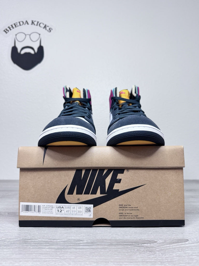 Size 12.5 - Nike Jordan 1 High Zoom Air CMFT Anthracite Men’s CT0978-016 New DS