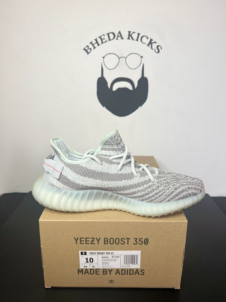 Adidas Yeezy Boost 350 V2 Blue Tint B37571 OG Retro Mens Authentic Rare Size 10