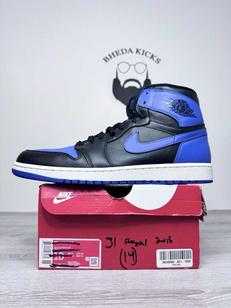 Size 14 - Air Jordan 1 Retro OG 2013 High Royal 555088-085 Preowned Clean