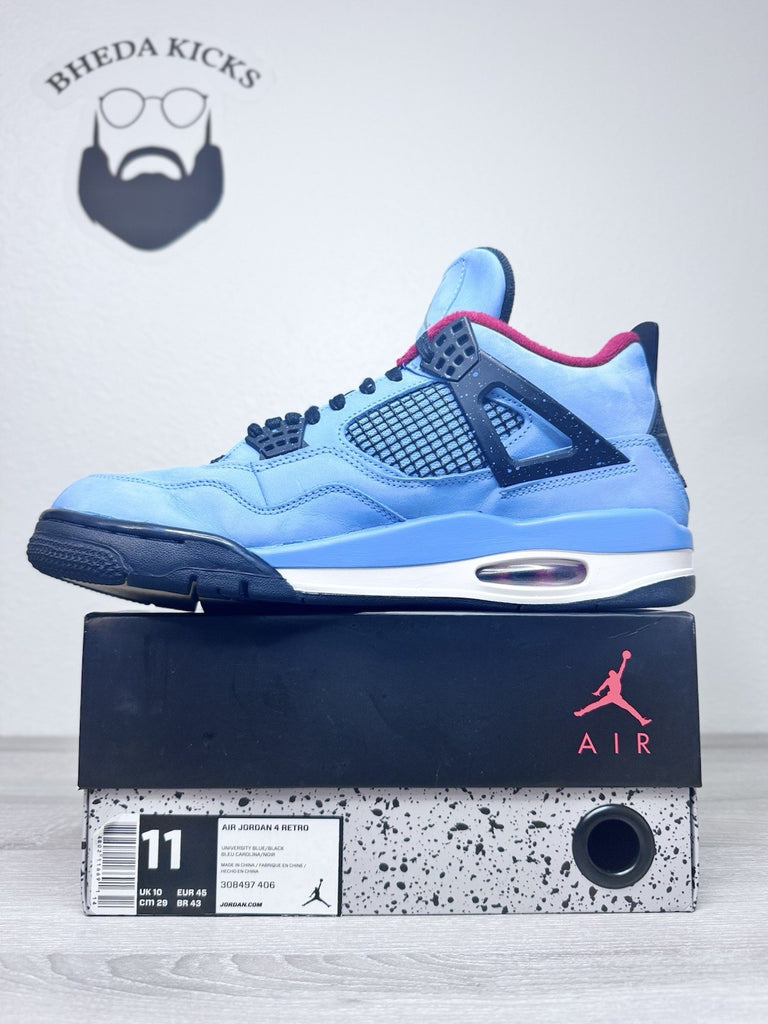 Size 11 - Nike Air Jordan 4 Mid Retro Men's Travis Scott Cactus Jack 308497-406