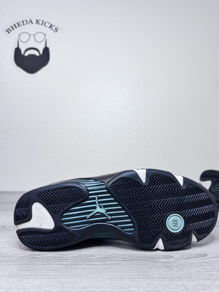 Size 12 - Air Jordan 14 OG 1999 Oxidized Green 136011-103 Preowned Authentic