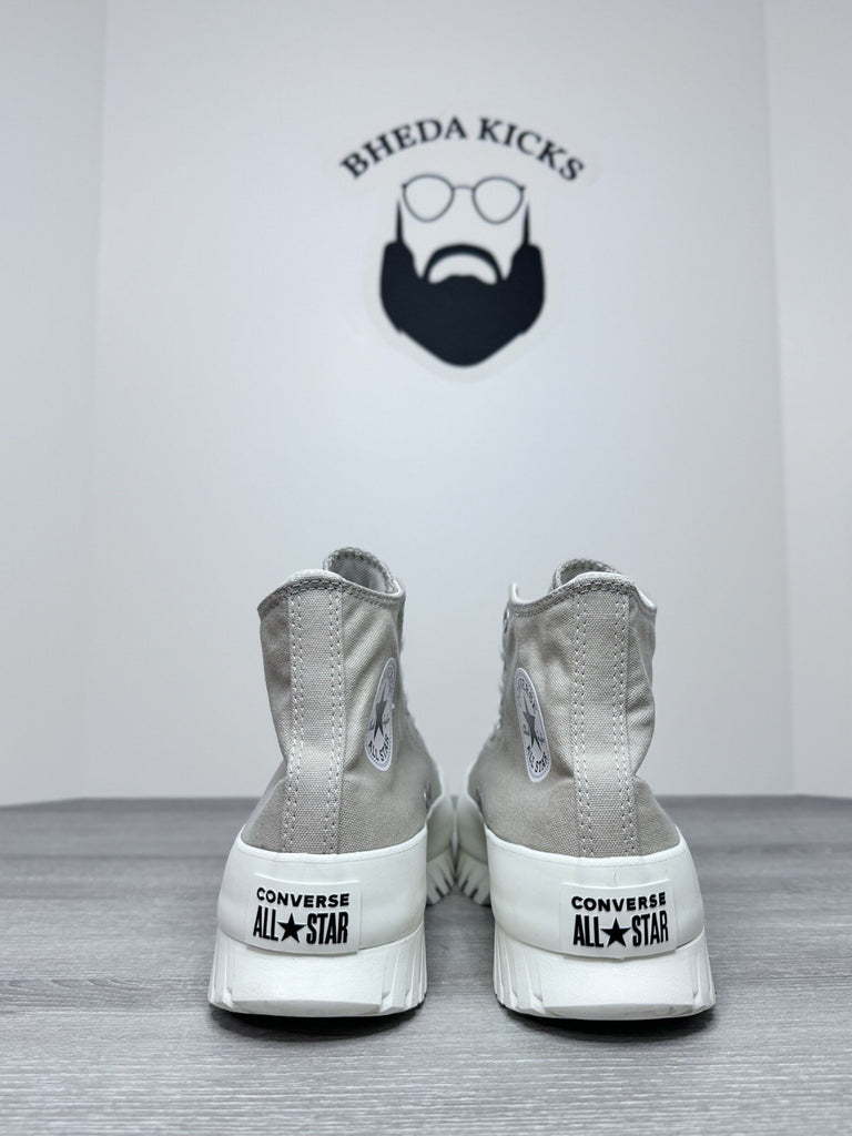 Size 9.5 Men Converse Chuck Taylor Lugged 2.0 Platform Hi  Beige Canvas A05098C