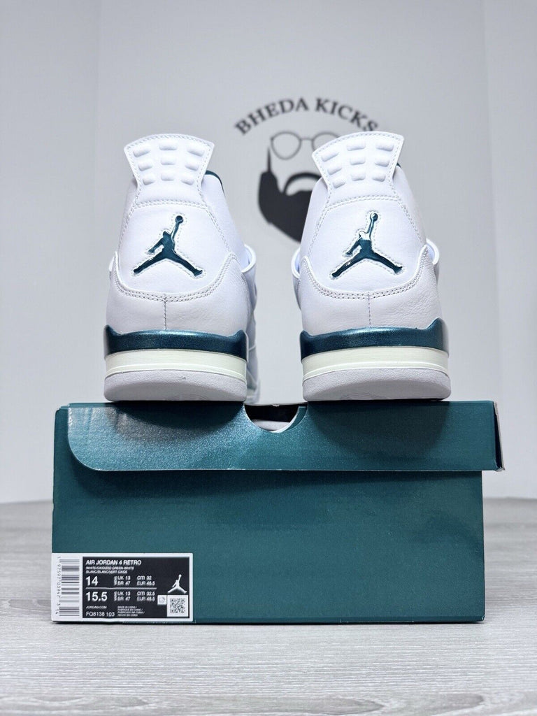 Size 14 - Air Jordan 4 Retro Oxidized Green FQ8138-103 Authentic NEW DS