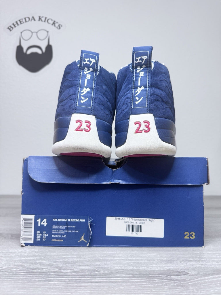 Size 14 - Air Jordan 12 Retro International Flight BV8016-445 Preowned
