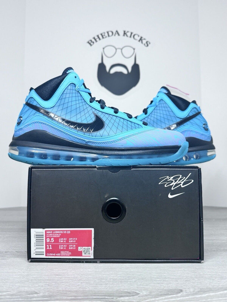 Size 9.5 - Nike Air Max LeBron 7 Retro ‘20 All Star CU5646-400 OG Preowned