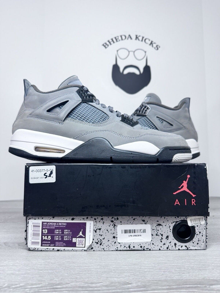 Size 13 - Jordan 4 Retro "Cool Grey" (2019) 308497-007 Men's Preowned Og