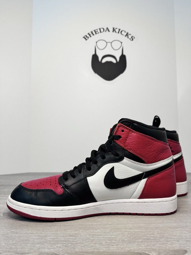 Size 12.5 - Jordan 1 Retro High OG 'Bred Toe' 555088-610 Preowned Authentic