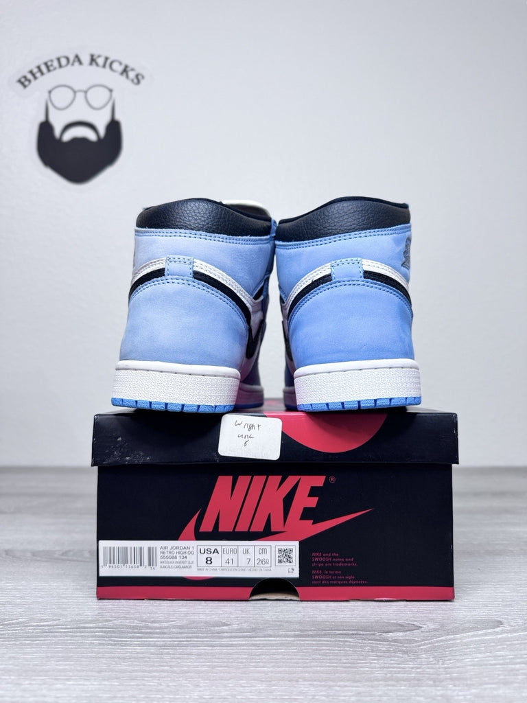 Size 8 - Jordan 1 Retro OG High University Blue 555088-134 NEW DS
