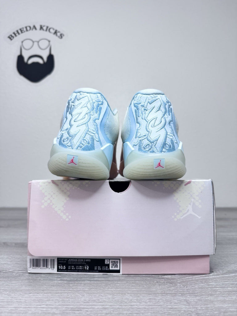 Size 10.5 - Jordan Zion 3 NRG Bleached Coral FZ1321-601 Men’s Shoes Preowned