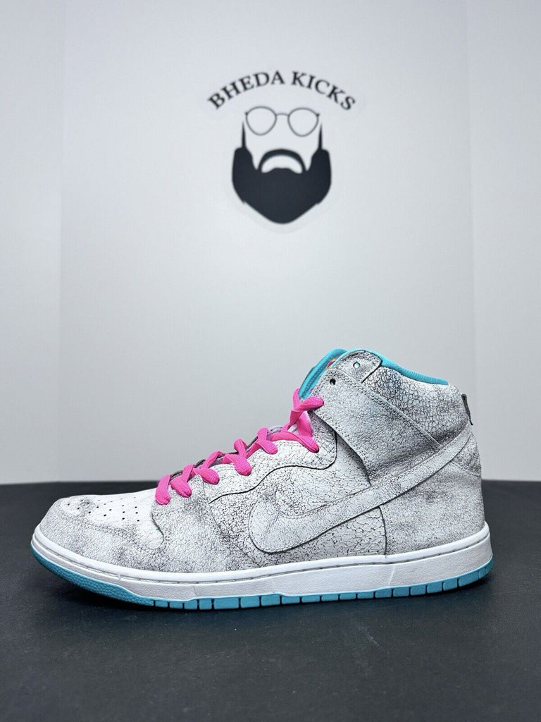 Nike SB Dunk High Flamingo 313171-117 Preowned Authentic Og Men’s Size 13