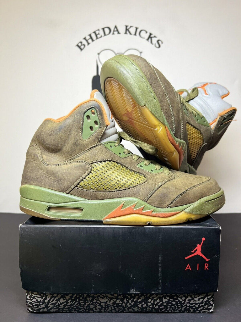 2006 Air Jordan 5 "Olive" Men's sz. 10 - Extremely RARE - 314259-381 Og MJ