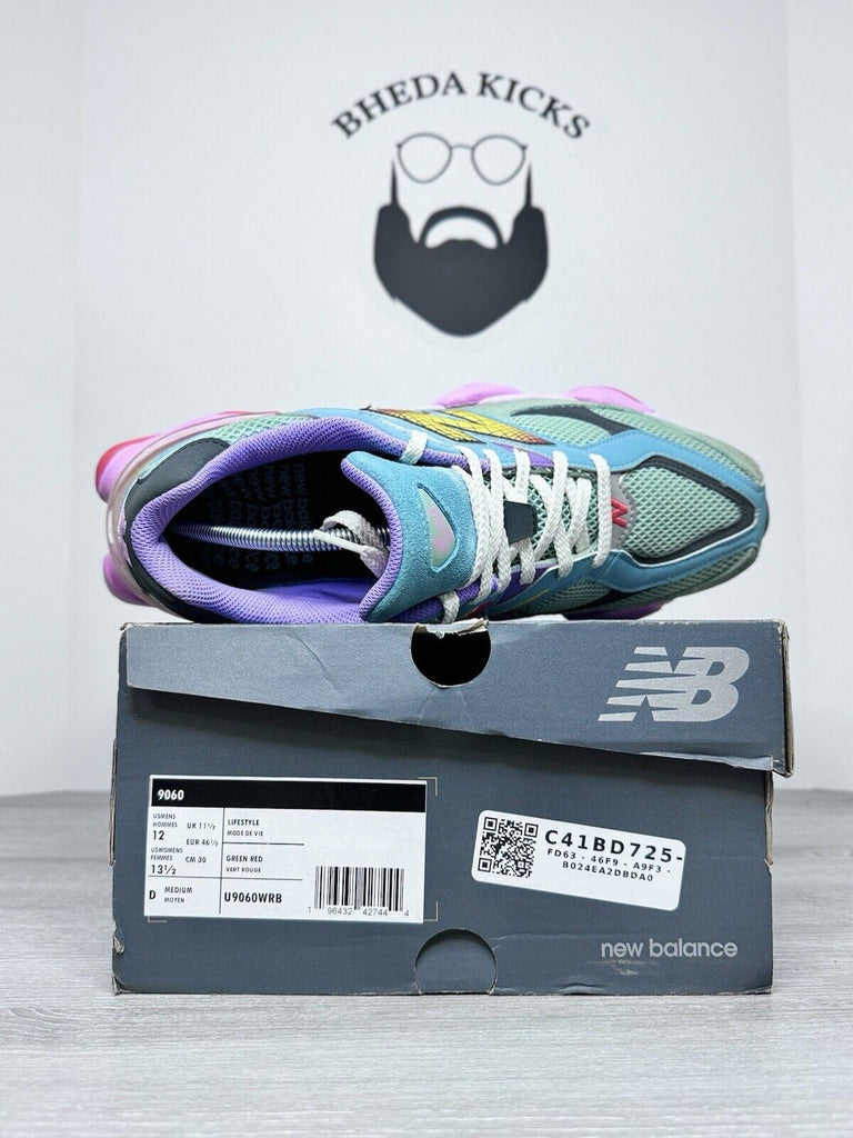 Size 12 - New Balance 9060 Warped Multicolor U9060WRB Preowned Og Rare