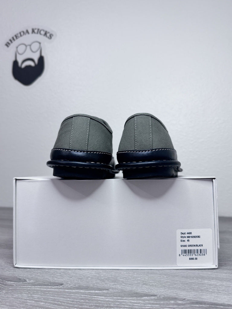 Size 45 EU - LOEWE Bay Lace-Up Khaki Green Black (Size 12 US) Worn Once Rare