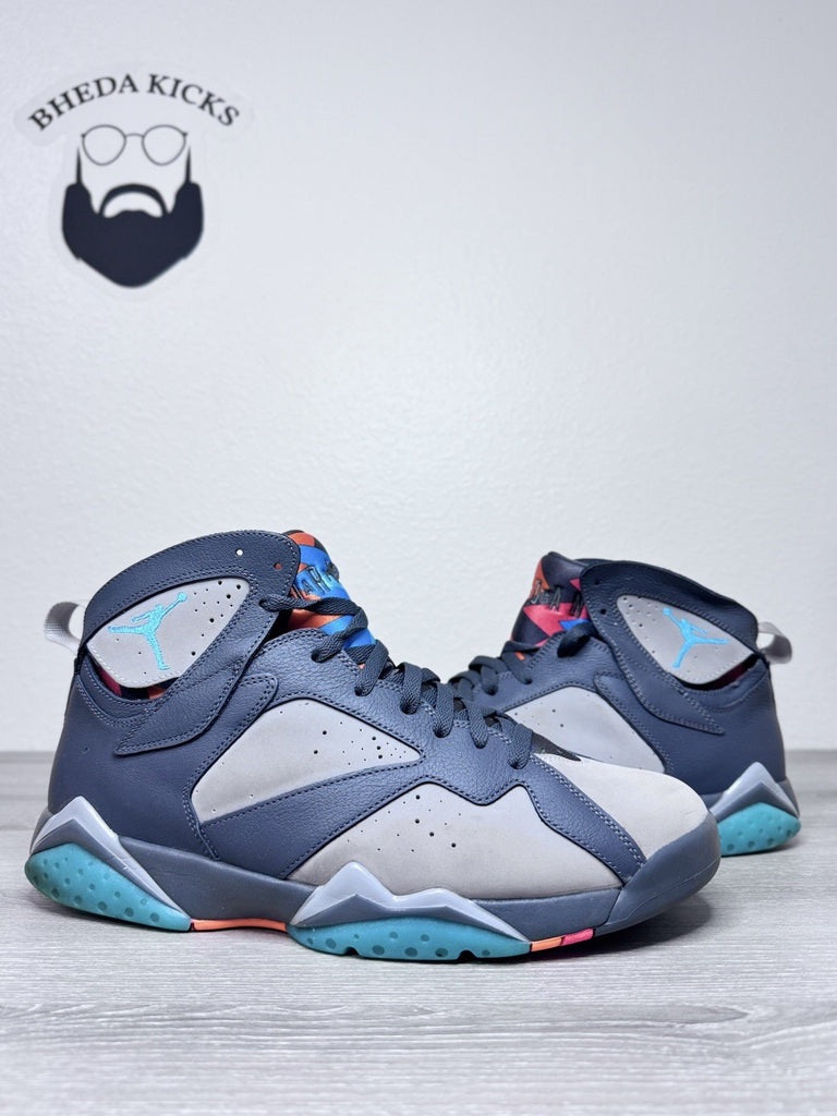 Size 12 - Air Jordan 7 Retro Barcelona Days Grey Suede Leather (304775-016)