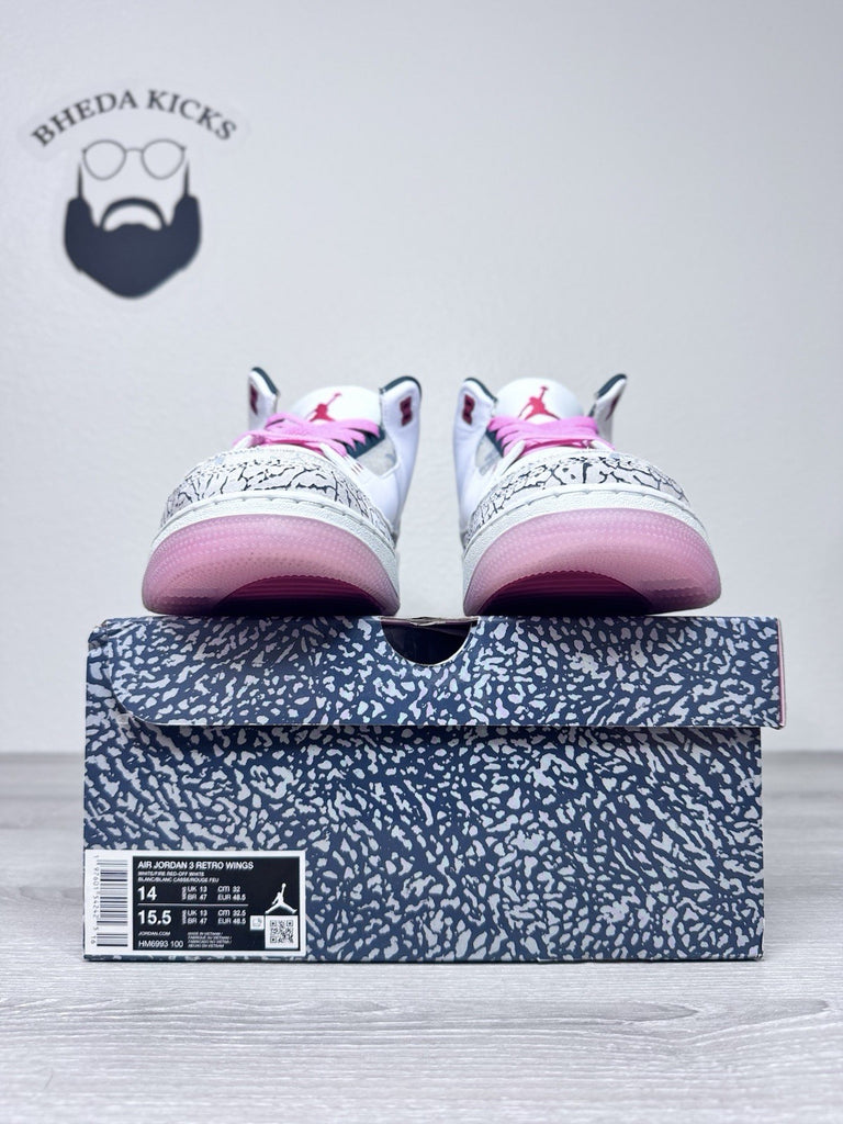 Size 14 - Nike Air Jordan 3 Retro 'Wings' [HM6993-100] Men's Preowned Rare