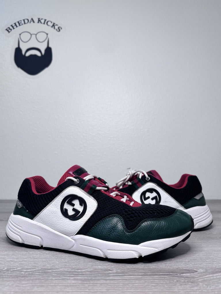 Size 10.5 US - Gucci Rhyton Mesh White Red Green Mesh Mens Sneakers