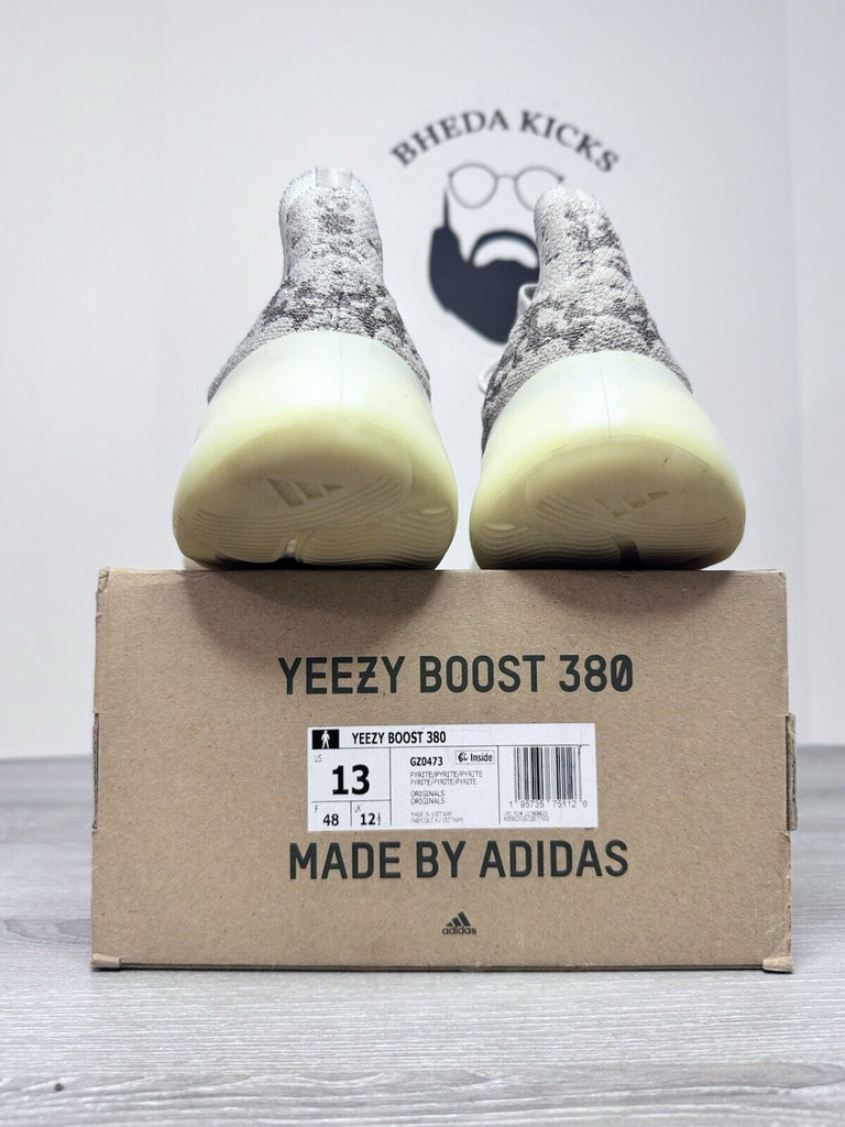 Size 13 - Adidas Yeezy Boost 380 Pyrite GZ0473 Preowned Authentic